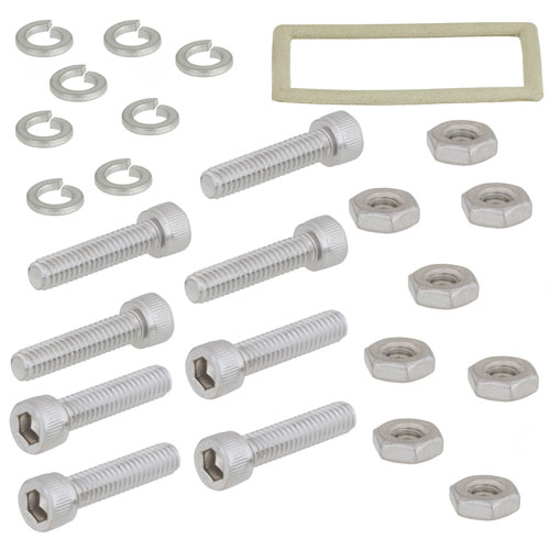 WR90 Electrically Conductive Waveguide Gasket kit for CPR Flat Flange