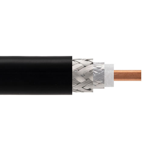 Times Microwave LMRLW400 Low Loss Flexible Coax Cable Black PE Jacket