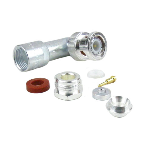 M39012/20-0101 RA BNC Male (Plug) Connector For RG58 Cable, Clamp 