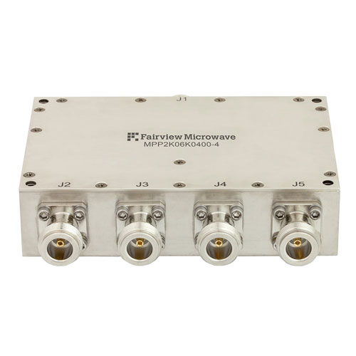 2Way and 4Way RF Power Combiners up to 6 GHz