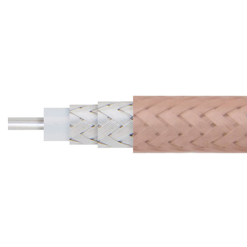 RG142 Flexible Coax Cable Tan FEP Jacket