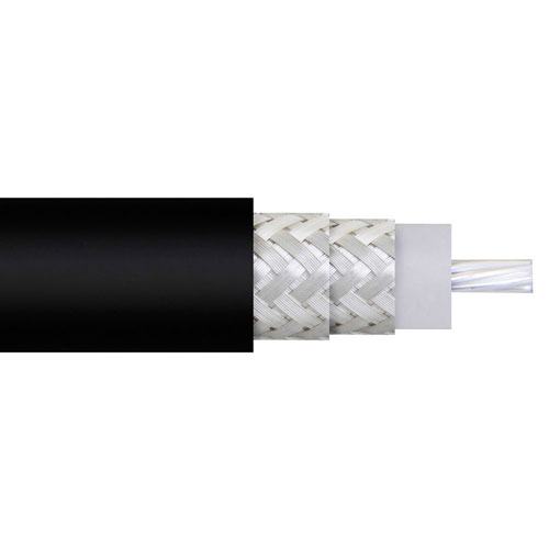 RG214 Flexible Coax Cable Black PVC Jacket
