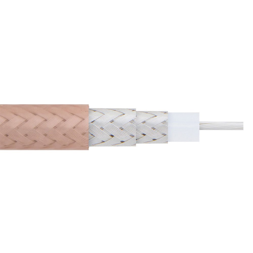 RG316,20ft 50ohm 26ft Single Shielded Coax Cable with Tan FEP Jacket 30ft 