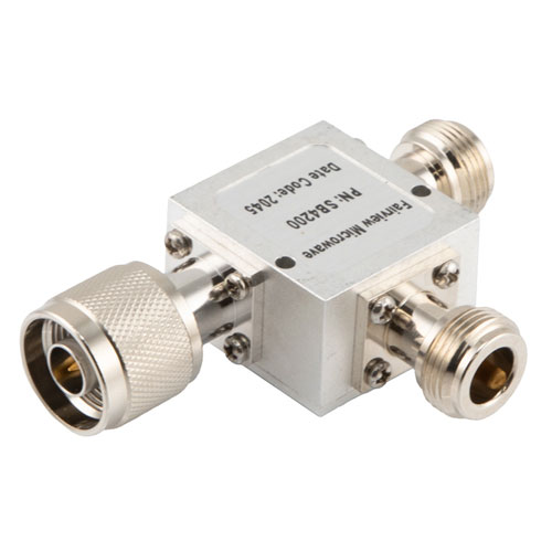 N Bias Tee from 10 MHz to 4.2 GHz Rated to 1000 mA and 72 Volts DC