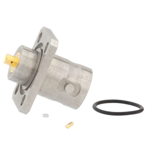 BNC Female (Jack) Connector Solder 4 Hole Flange (Panel Mount) For .047