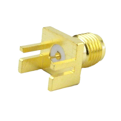 SMA Female (Jack) PCB Connector .042 inch End Launch, Solder