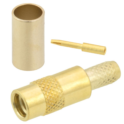 MMCX Jack (Female) Connector For .100 inch, RG316, RG174, RG188, LMR