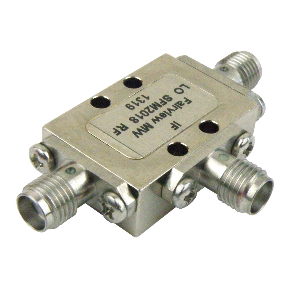 Fairview Microwave FMMX1007 Field Replaceable SMA Mixer from 6 GHz to 18 GHz with an IF Range from DC to 3 GHz and LO Power of 6 dBm 