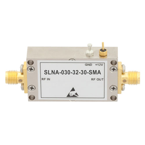 2.5 dB NF Low Noise Amplifier Operating From 0.009 MHz to 3 GHz with 32