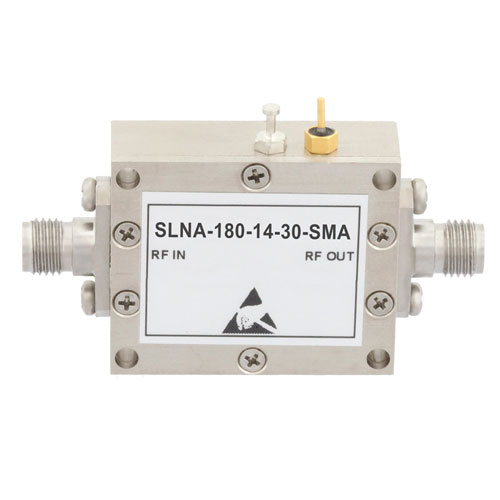 100 MHz to 18 GHz, Low Noise Broadband Amplifier with 18 dBm, 14 dB