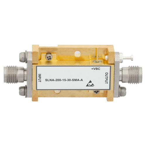 3 dB NF, 500 MHz to 20 GHz, Low Noise Broadband Amplifier with 14 dBm