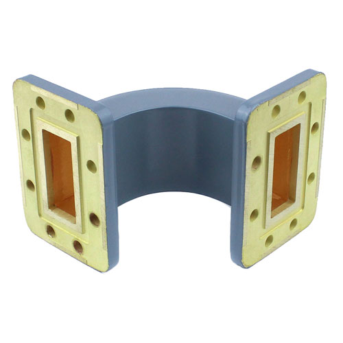 WR137 Waveguide EBend Commercial Grade Using CPR137G Flange With a 5