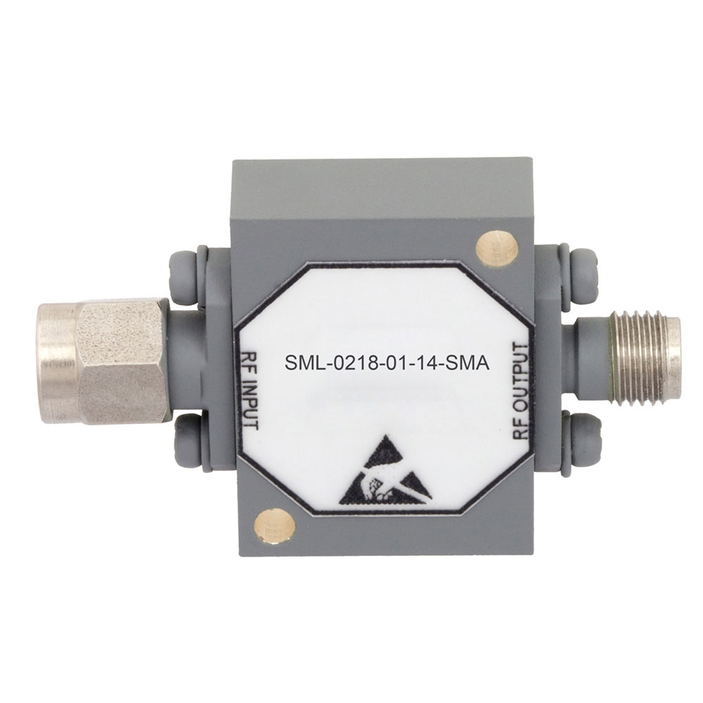SMA Limiter High Power 100 ns Recovery With 14 dBm Flat Leakage Operating From 2 GHz to 18 GHz