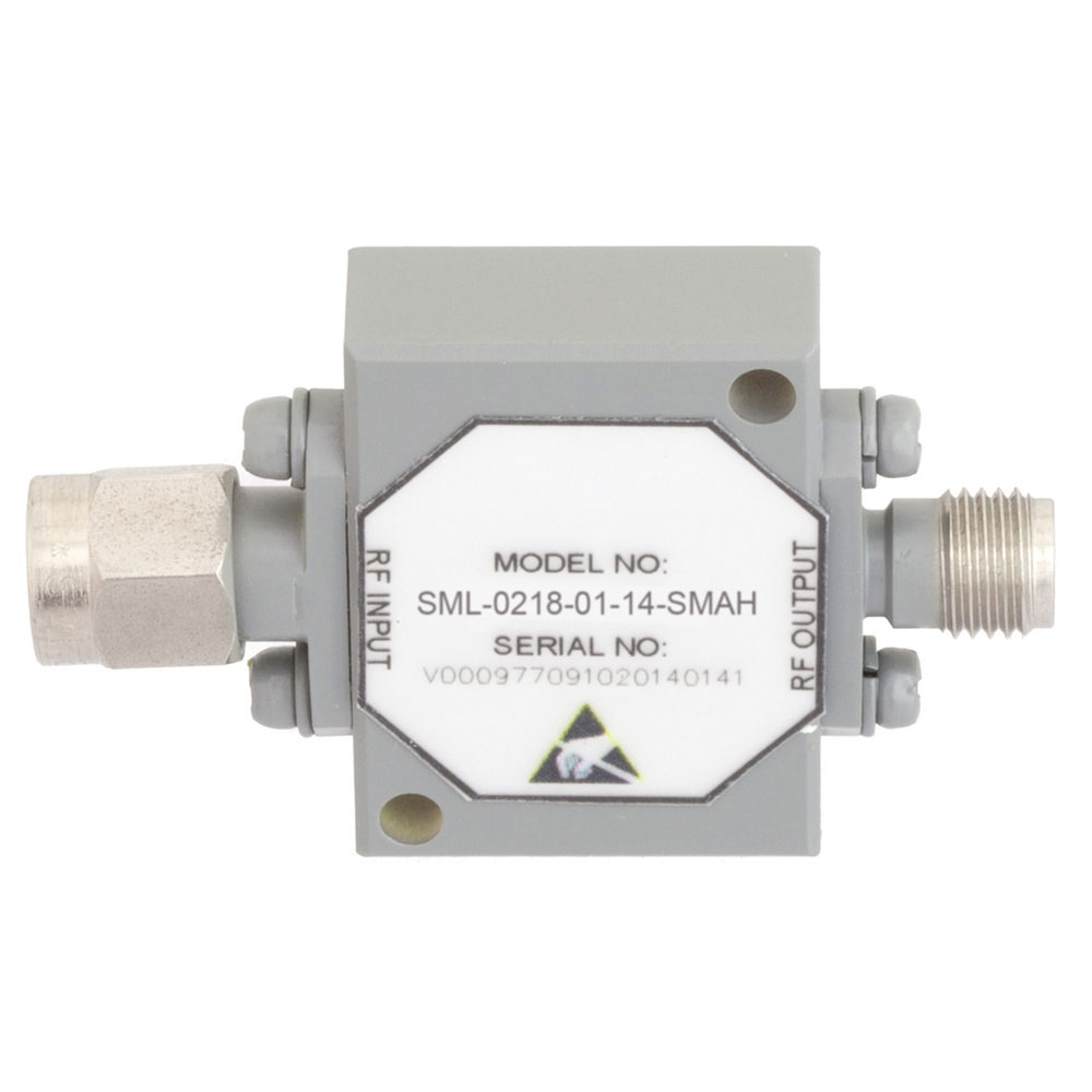 SMA Limiter High Power 100 ns Recovery With 14 dBm Flat Leakage Operating From 2 GHz to 18 GHz