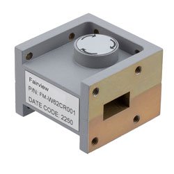 WR-62 Waveguide Circulator with 20 dB min Isolation from 11.9 GHz to 18 GHz using Cover Flange in Aluminum