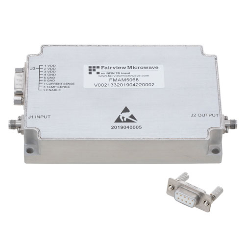 High Power GaN Amplifier at 5 Watt Psat Operating from 2 GHz to 18 GHz