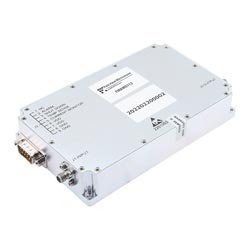 44 dB Gain High Power GaN Amplifier at 20 Watt Psat Operating from 500 MHz to 2.7 GHz with SMA