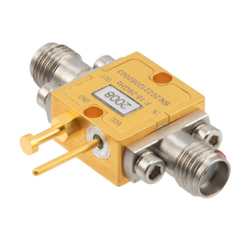 18 GHz to 26 GHz Absorptive Voltage Control Attenuator, 30 dB, Field Replaceable SMA