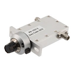 0 to 5 dB Variable Attenuator SMA Female to SMA Female from 2.5 GHz to 4 GHz Rated to 5 Watt