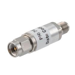 1 dB Fixed Attenuator 3.5mm Male (Plug) to 3.5mm Female (Jack) up to 26.5 GHz Rated to 2 Watts, Aluminum Body, 1.45:1 VSWR