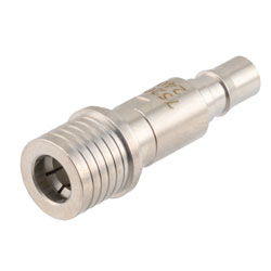 2 dB Fixed Attenuator QMA Male (Plug) to QMA Female (Jack) Up to 6 GHz Rated to 2 Watts, Brass Tri-Metal Body, 1.3:1 VSWR