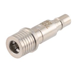 3 dB Fixed Attenuator QMA Male (Plug) to QMA Female (Jack) Up to 6 GHz Rated to 2 Watts, Brass Tri-Metal Body, 1.3:1 VSWR