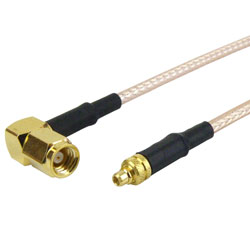 RG316 MMCX MALE to SMC MALE Coaxial RF Cable USA-US 