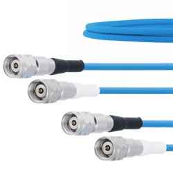 Skew Matched Pair 1.85mm Male to 1.85mm Male Cable FM-106LL Coax in 36 Inch and RoHS