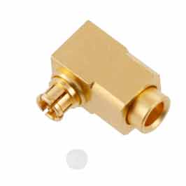 RF Connector, SMPS Female (Jack) Right Angle Connector for 047 cable Solder