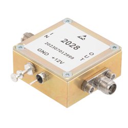 2x Active Frequency Multiplier, 23 GHz to 33 GHz Output Frequency, 12.0 dB Conversion Gain, SMA
