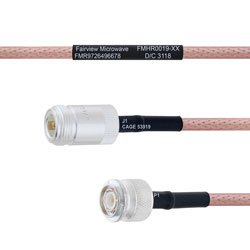 N Female to TNC Male MIL-DTL-17 Cable M17/60-RG142 Coax