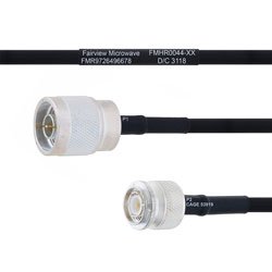 N Male to TNC Male MIL-DTL-17 Cable M17/84-RG223 Coax