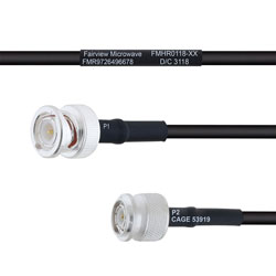 BNC Male to TNC Male MIL-DTL-17 Cable M17/28-RG58 Coax