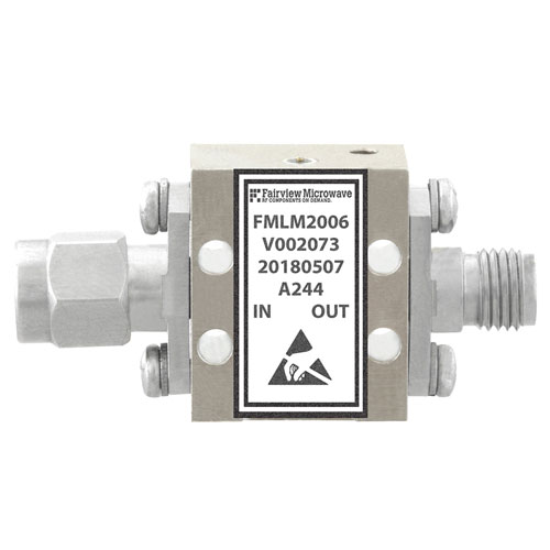 High Power Limiter, Field Replaceable SMA, 20W Peak Power, 15 us