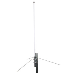 156 to 163 MHz, Omni Marine Antenna, 3 dBi, UHF Female (SO239) Connector, White, Fiberglass Radome, Vertical Polarization