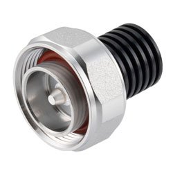 7/16 DIN Male (Plug) Termination (Load) 5 Watts, DC to 6 GHz, Black Anodized Aluminum