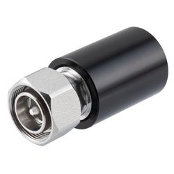 4.3-10 Male (Plug) Termination (Load) 10 Watts, DC to 6 GHz, Black Anodized Aluminum