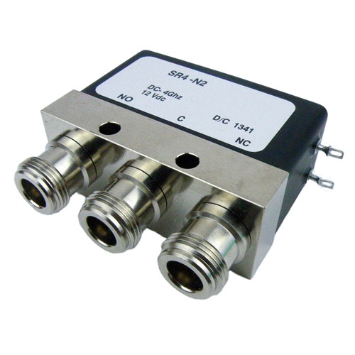 SPDT Failsafe DC to 4 GHz ElectroMechanical Relay Switch, up to 550W